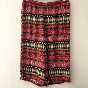 CATO BOHO WIDE LEG CAPRI  PLUS 18-20 W LIKE NEW
